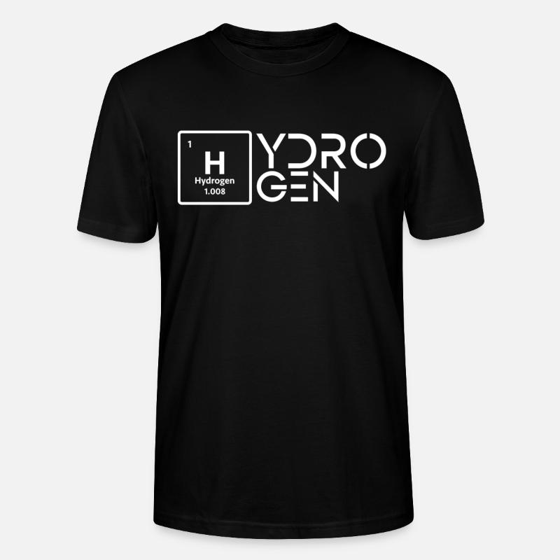 Wasserstoff Hydrogen Energie Element - Stanley/Stella Unisex Bio-T-Shirt CRAFTER - Schwarz