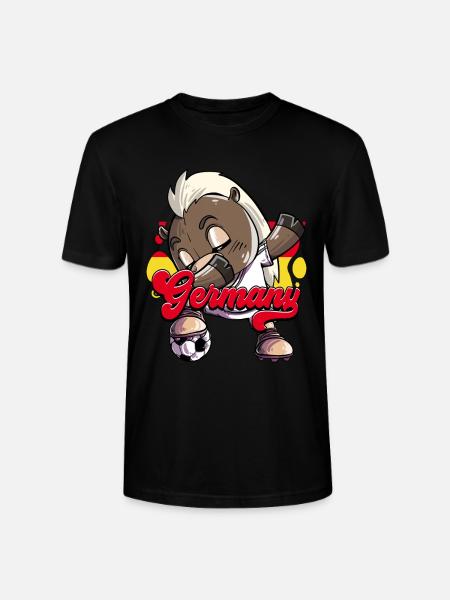 Deutschland Fußball - Stanley/Stella Unisex Bio-T-Shirt CRAFTER - Schwarz