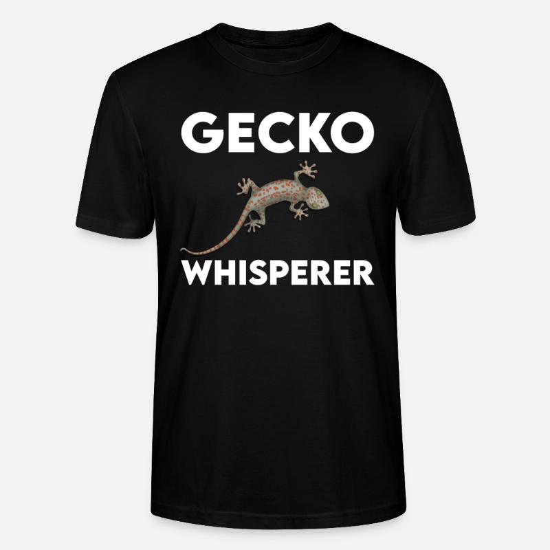 Gecko Flüsterer - Stanley/Stella Unisex Bio-T-Shirt CRAFTER - Schwarz