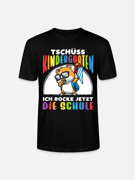 Schulkind Einschulung Hamster - Stanley/Stella Unisex Bio-T-Shirt CRAFTER - Schwarz