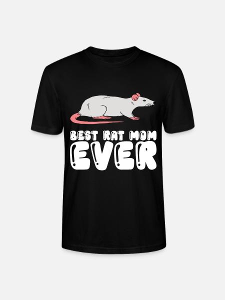 Best Rat Mother Ever - Stanley/Stella CRAFTER Unisex Organic T-Shirt - black