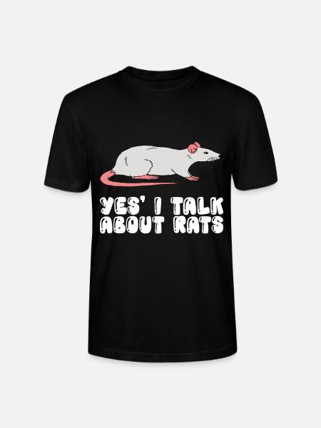 Yes, I'm talking about rats - Stanley/Stella CRAFTER Unisex Organic T-Shirt - black