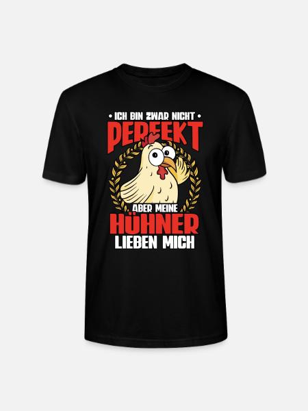 Huhn Hühner - Stanley/Stella Unisex Bio-T-Shirt CRAFTER - Schwarz