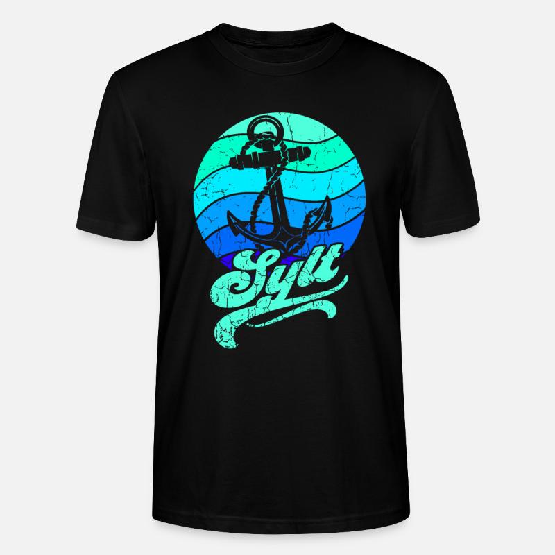 Sylt - Stanley/Stella Unisex Bio-T-Shirt CRAFTER - Schwarz