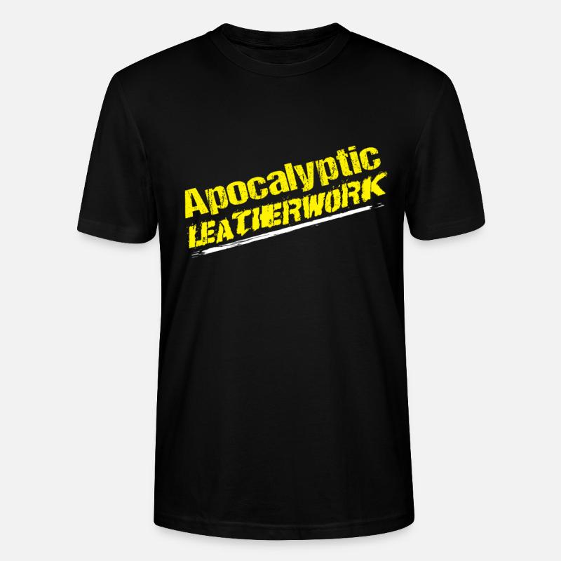 Apocalyptic Leatherwork Lederhandwerk - Stanley/Stella Unisex Bio-T-Shirt CRAFTER - Schwarz