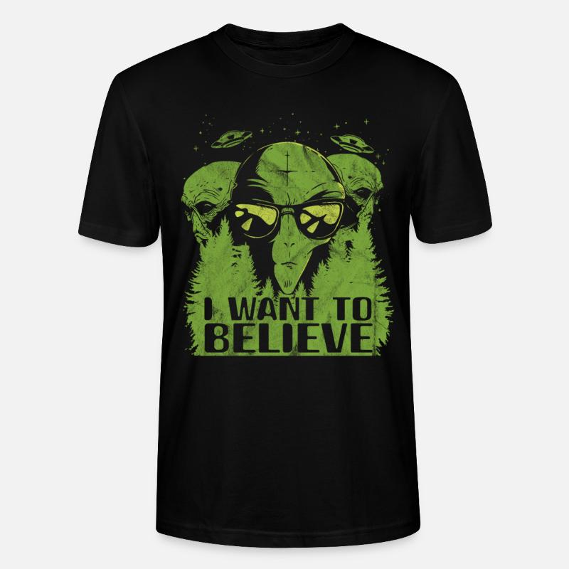 Alien - Stanley/Stella Unisex Bio-T-Shirt CRAFTER - Schwarz