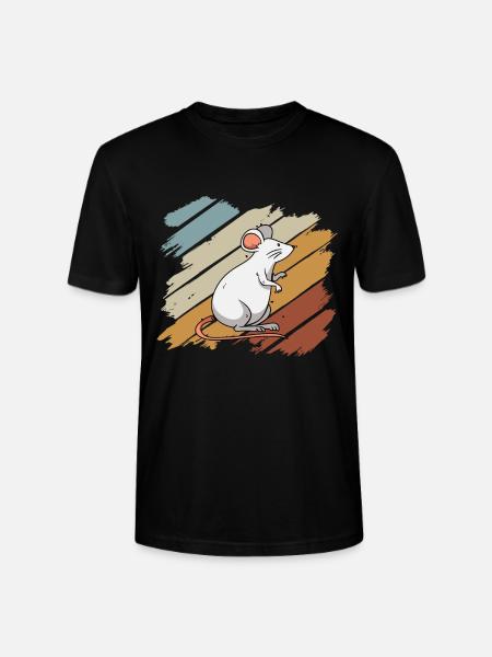 Mouse - Stanley/Stella CRAFTER Unisex Organic T-Shirt - black