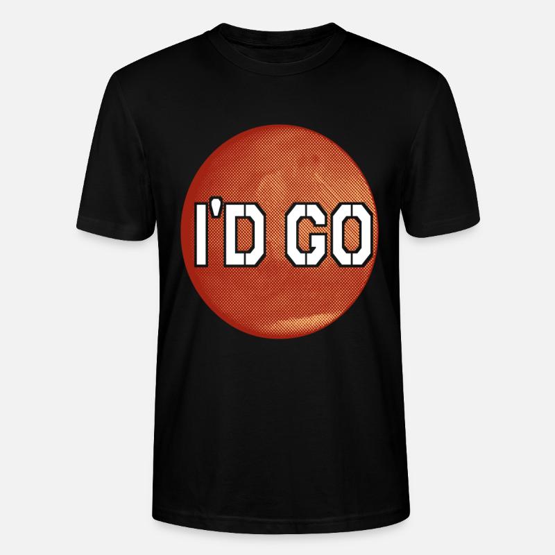 Mars Planet - Stanley/Stella Unisex Bio-T-Shirt CRAFTER - Schwarz