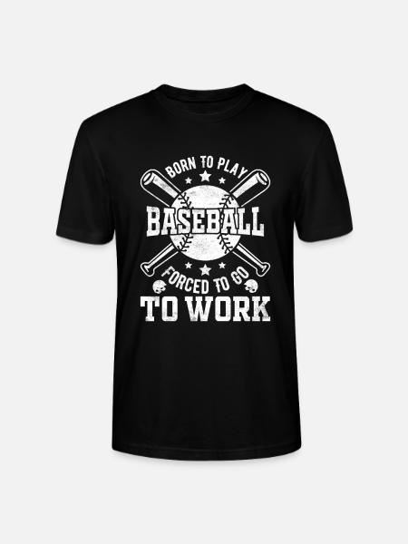 Baseball Spieler - Stanley/Stella Unisex Bio-T-Shirt CRAFTER - Schwarz