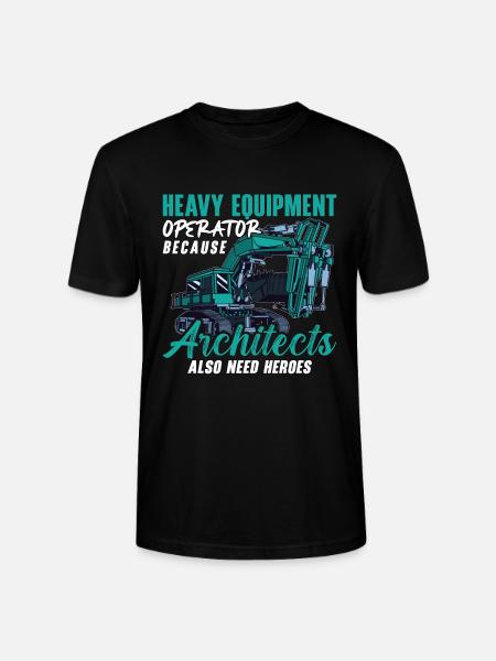 Baggern Baggerfahrer Arbeiter Bauarbeiter Geschenk - Stanley/Stella Unisex Bio-T-Shirt CRAFTER - Schwarz