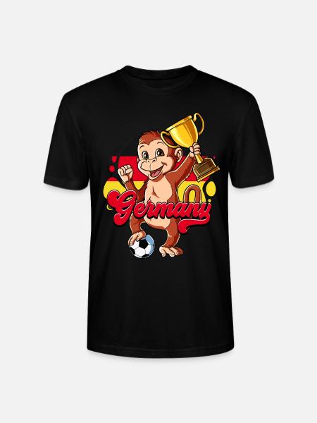 Deutschland Fußball - Stanley/Stella Unisex Bio-T-Shirt CRAFTER - Schwarz