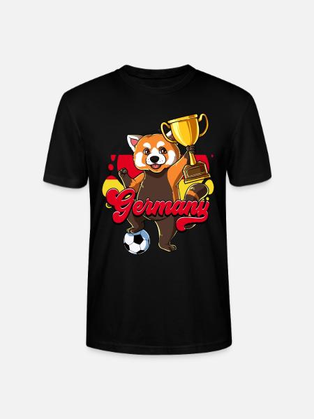 Deutschland Fußball - Stanley/Stella Unisex Bio-T-Shirt CRAFTER - Schwarz