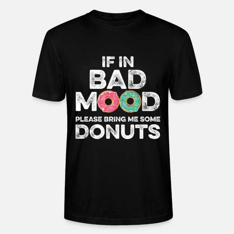 Amateur de beignets - T-shirt bio CRAFTER Stanley Stella Unisexe - noir