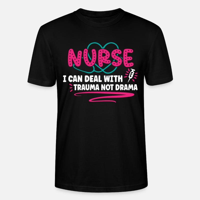 Infirmière Infirmière Infirmière Clinique Paramédicale - T-shirt bio CRAFTER Stanley Stella Unisexe - noir