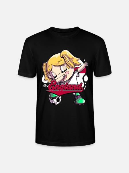 England Fußball - Stanley/Stella Unisex Bio-T-Shirt CRAFTER - Schwarz