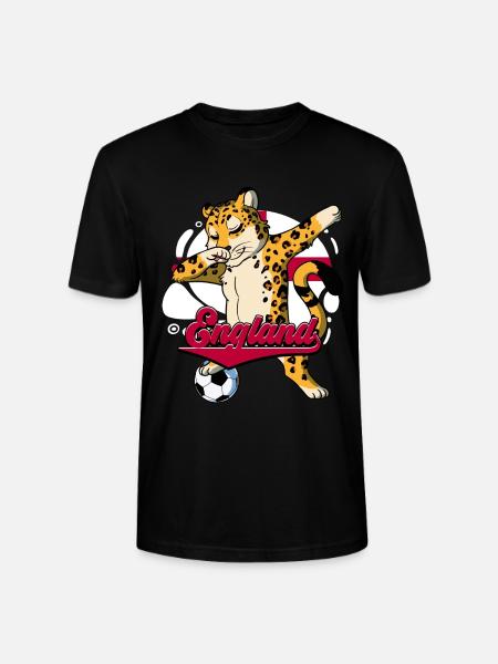 England Fußball - Stanley/Stella Unisex Bio-T-Shirt CRAFTER - Schwarz