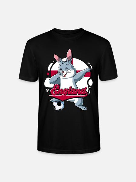 England Fußball - Stanley/Stella Unisex Bio-T-Shirt CRAFTER - Schwarz