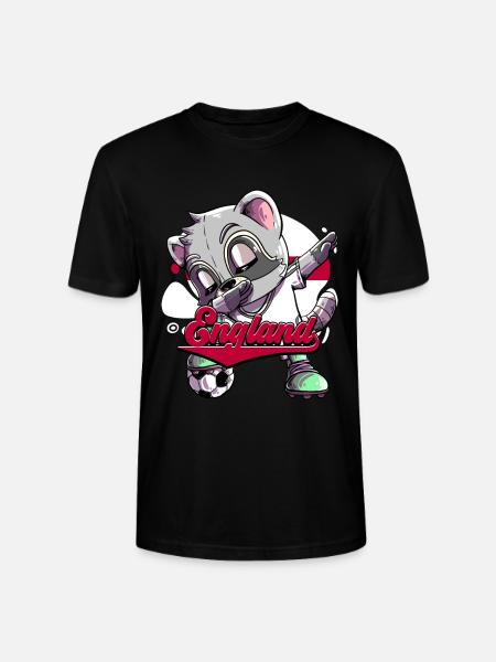 England Fußball - Stanley/Stella Unisex Bio-T-Shirt CRAFTER - Schwarz