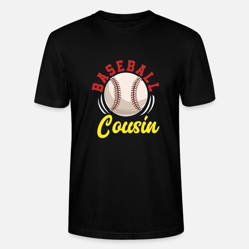 Baseball Cousin - Stanley/Stella Unisex Bio-T-Shirt CRAFTER - Schwarz