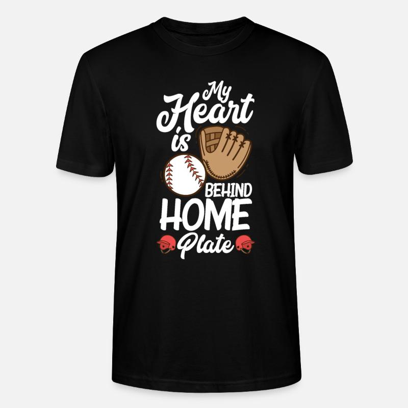 Baseball Mama Sohn Liebe - Stanley/Stella Unisex Bio-T-Shirt CRAFTER - Schwarz