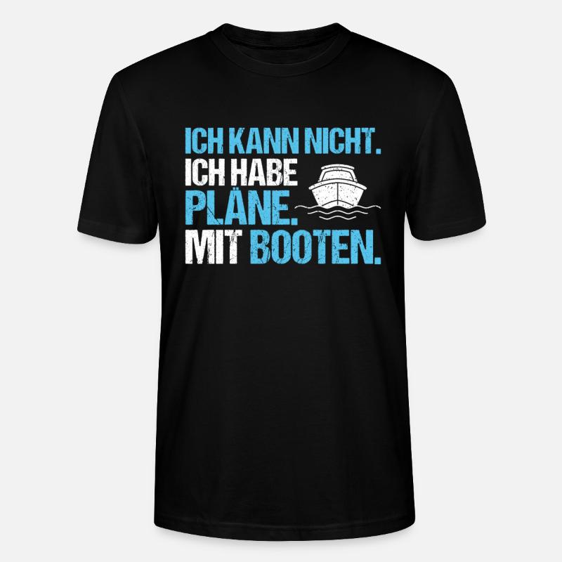 Bootsbauer Bootsbau Schiffbauer Schiffbau Boote - Stanley/Stella Unisex Bio-T-Shirt CRAFTER - Schwarz