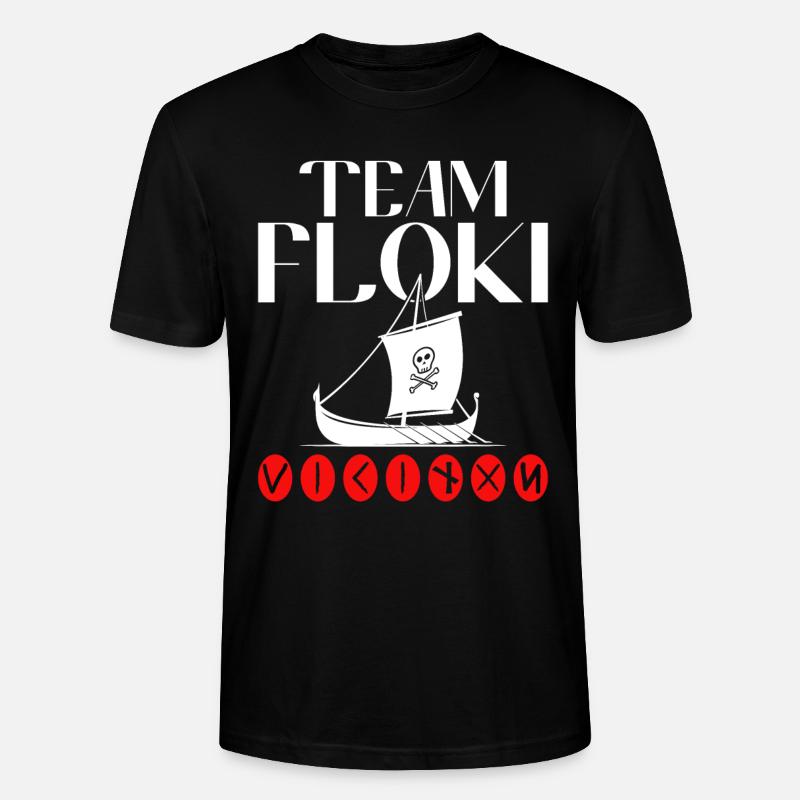 Team Floki der Schiffsbauer - Stanley/Stella Unisex Bio-T-Shirt CRAFTER - Schwarz