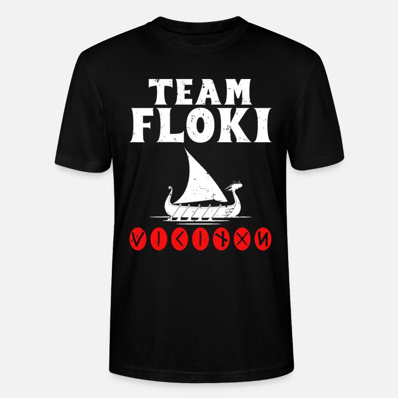 Team Floki der Schiffsbauer - Stanley/Stella Unisex Bio-T-Shirt CRAFTER - Schwarz