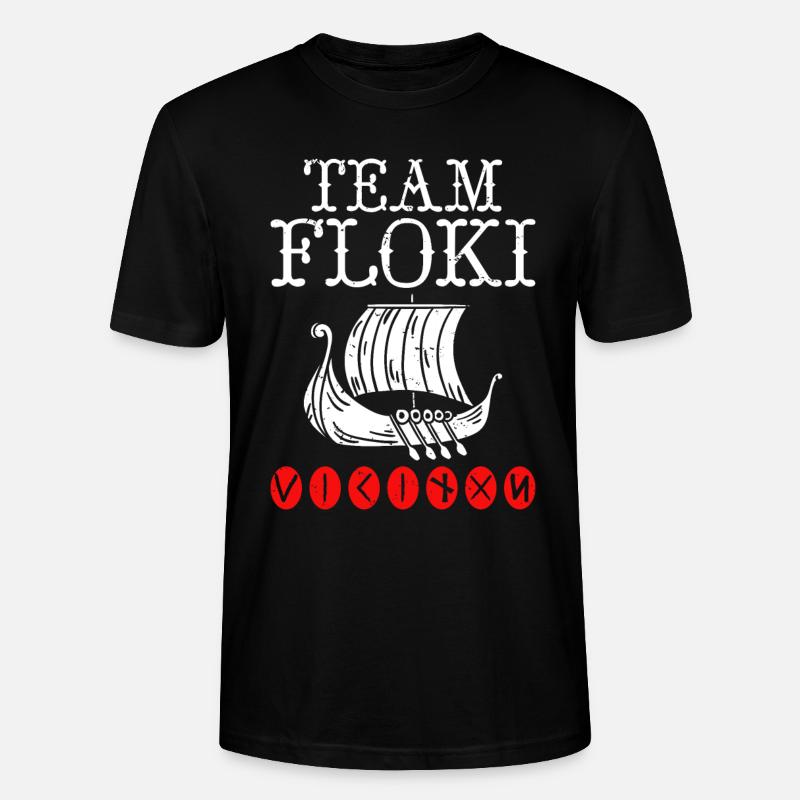 Team Floki der Schiffsbauer - Stanley/Stella Unisex Bio-T-Shirt CRAFTER - Schwarz