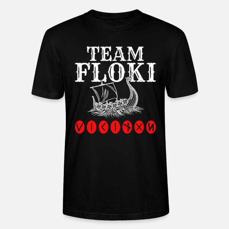 L’équipe Floki des constructeurs navals - T-shirt bio CRAFTER Stanley Stella Unisexe - noir