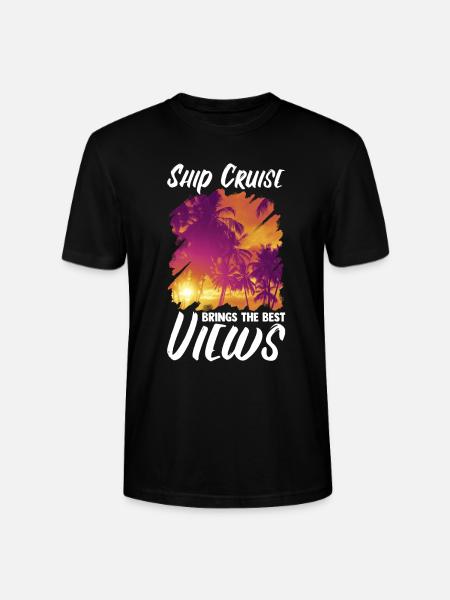 Cruising Vacation - Cruise Ship - Stanley/Stella Unisex Bio-T-Shirt CRAFTER - Schwarz