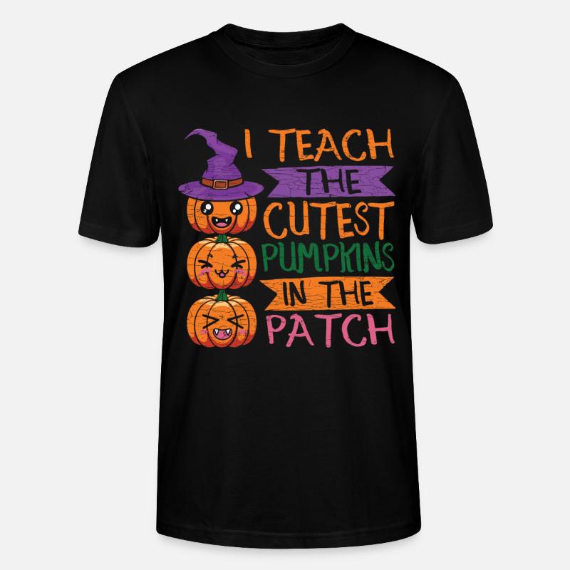 Halloween Lehrer - Stanley/Stella Unisex Bio-T-Shirt CRAFTER - Schwarz