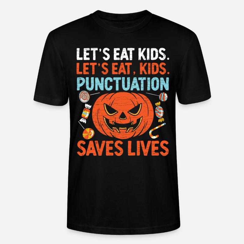 Halloween Lehrer - Stanley/Stella Unisex Bio-T-Shirt CRAFTER - Schwarz