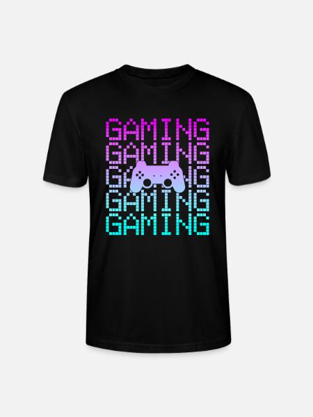 gaming gamer - Stanley/Stella Unisex Bio-T-Shirt CRAFTER - Schwarz