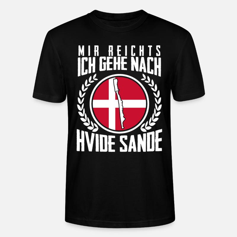 Hvide Sande - Stanley/Stella Unisex Bio-T-Shirt CRAFTER - Schwarz