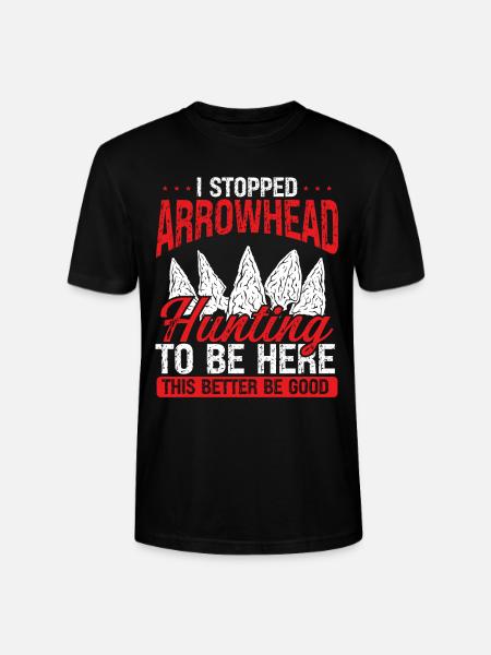 Artifact Collecting Arrowhead Hunting - Stanley/Stella CRAFTER Unisex Organic T-Shirt - black