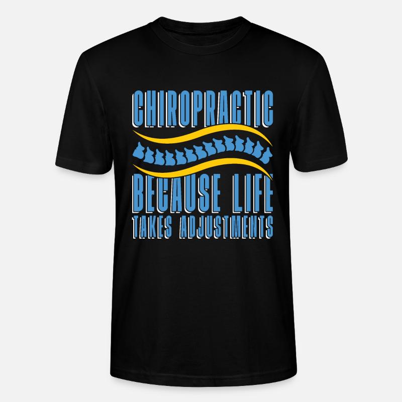 Chiropraktik Physio Chiropraktiker Cool Geschenk - Stanley/Stella Unisex Bio-T-Shirt CRAFTER - Schwarz