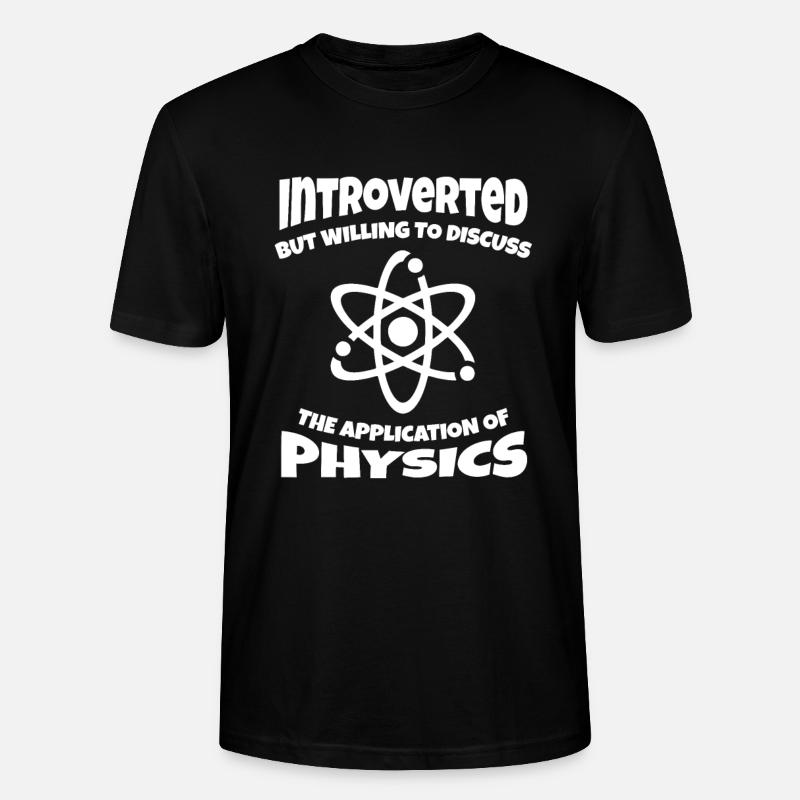 Physicien physicien - T-shirt bio CRAFTER Stanley Stella Unisexe - noir