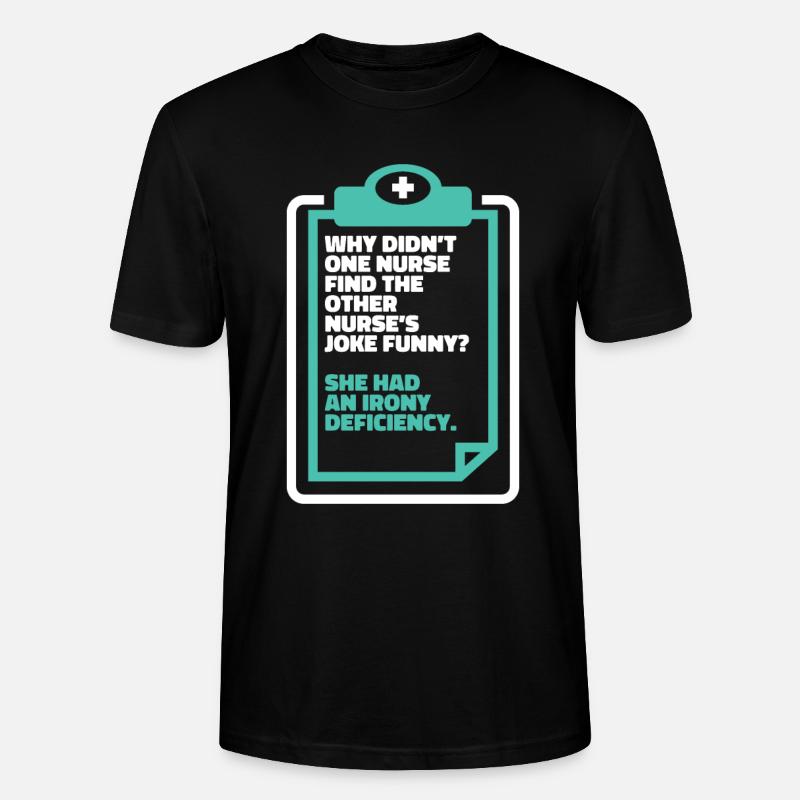 Krankenschwester - Stanley/Stella Unisex Bio-T-Shirt CRAFTER - Schwarz