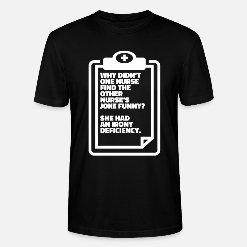 Krankenschwester - Stanley/Stella Unisex Bio-T-Shirt CRAFTER - Schwarz