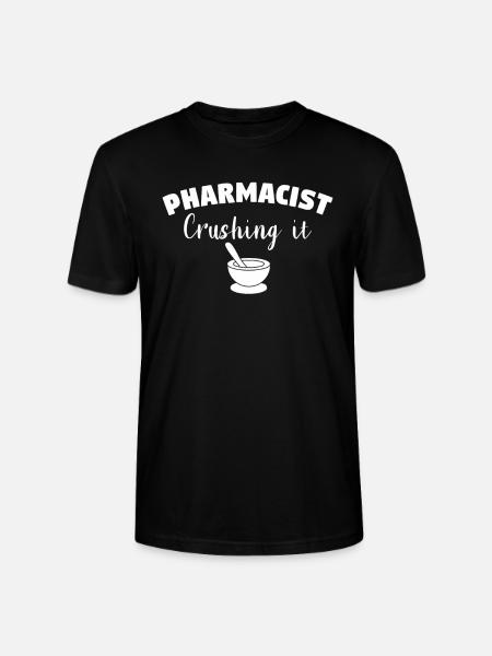 Pharmacist Crashing It Pharmacy Technician - Stanley/Stella CRAFTER Unisex Organic T-Shirt - black