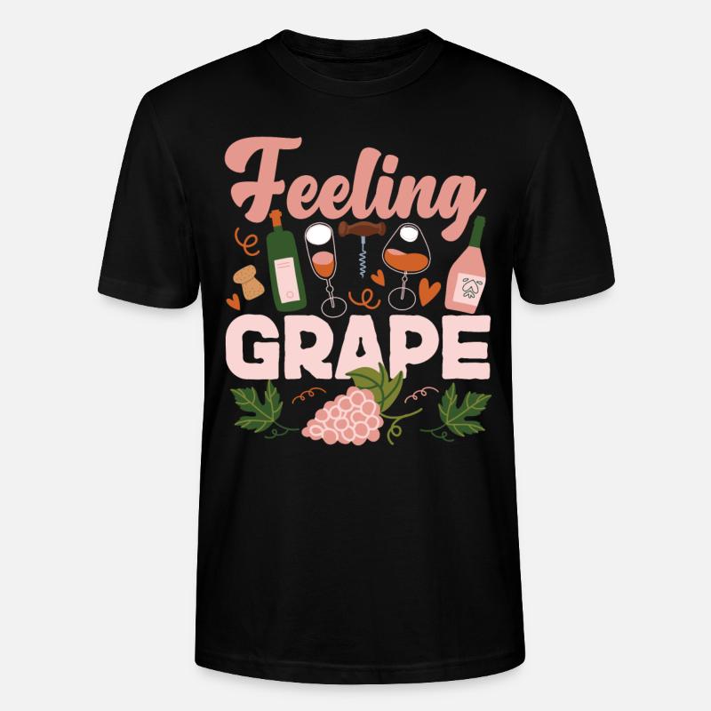 Sommelier Wine Drinking Tasting - Stanley/Stella Unisex Bio-T-Shirt CRAFTER - Schwarz