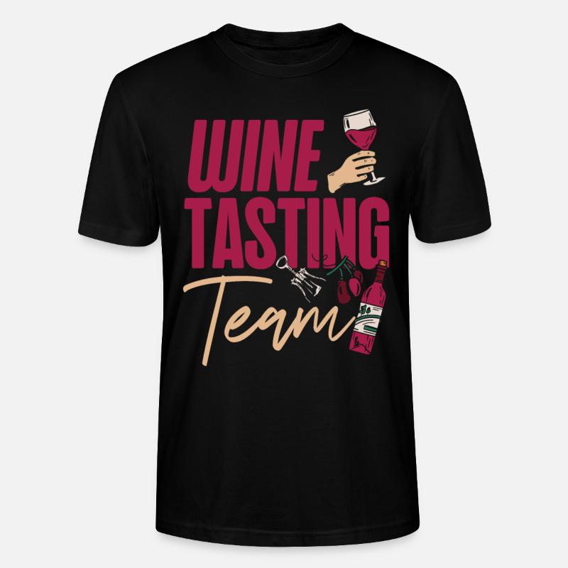 Sommelier Wine Drinking Tasting - Stanley/Stella Unisex Bio-T-Shirt CRAFTER - Schwarz