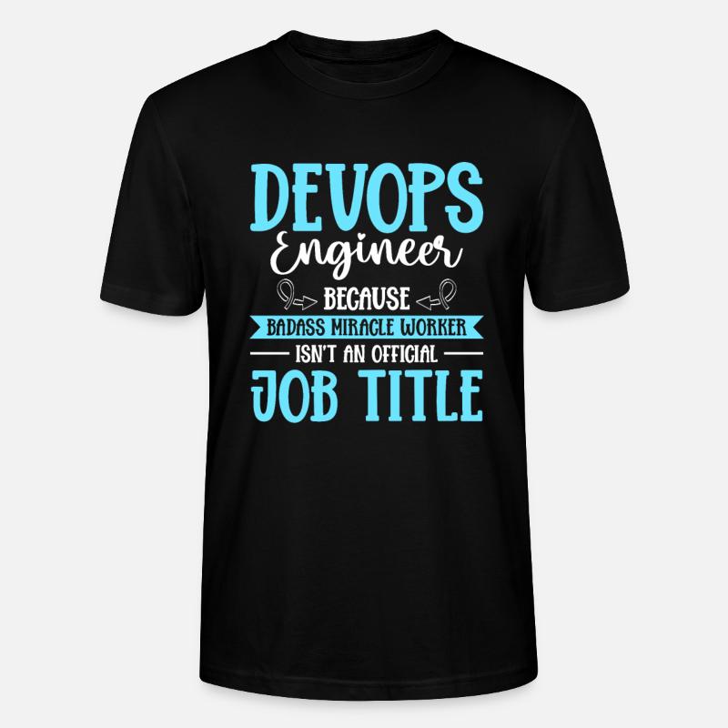 Devops Sys-Admin Entwickler - Stanley/Stella Unisex Bio-T-Shirt CRAFTER - Schwarz