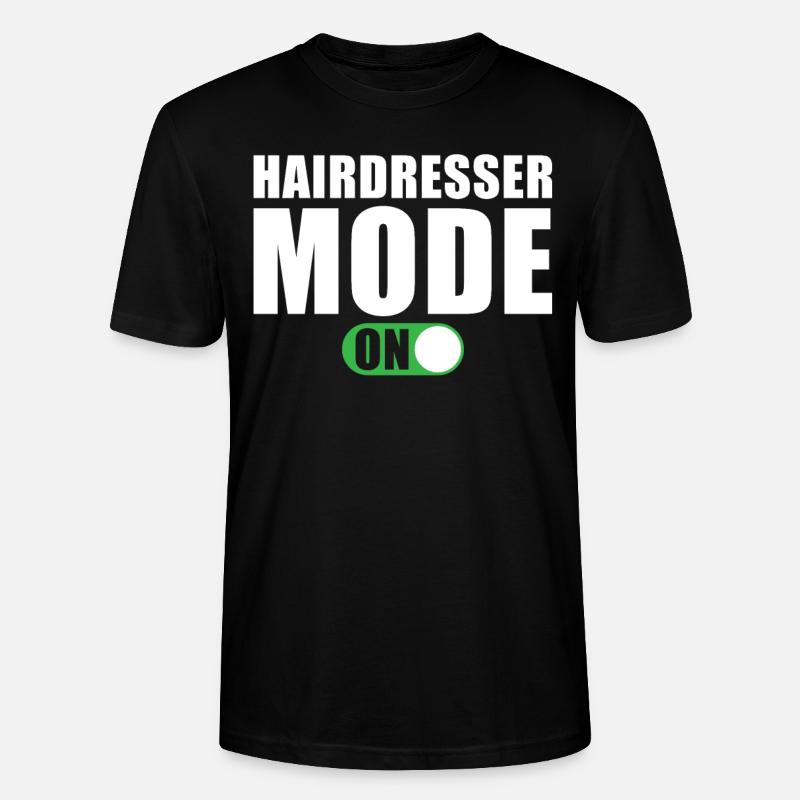 Friseur Modus Ein - Stanley/Stella Unisex Bio-T-Shirt CRAFTER - Schwarz