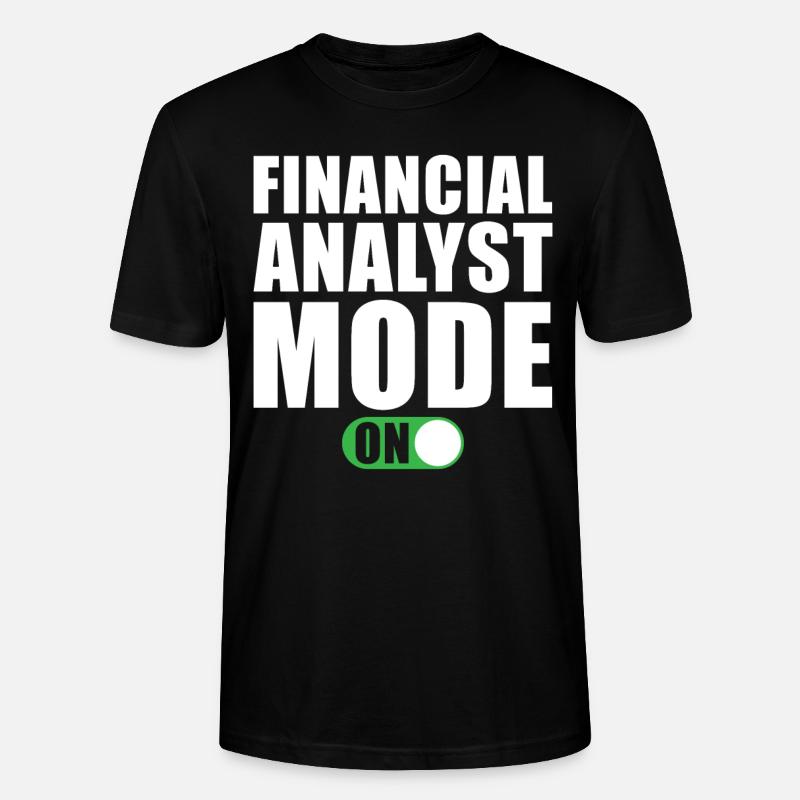 Mode Analyste financier activé - T-shirt bio CRAFTER Stanley Stella Unisexe - noir