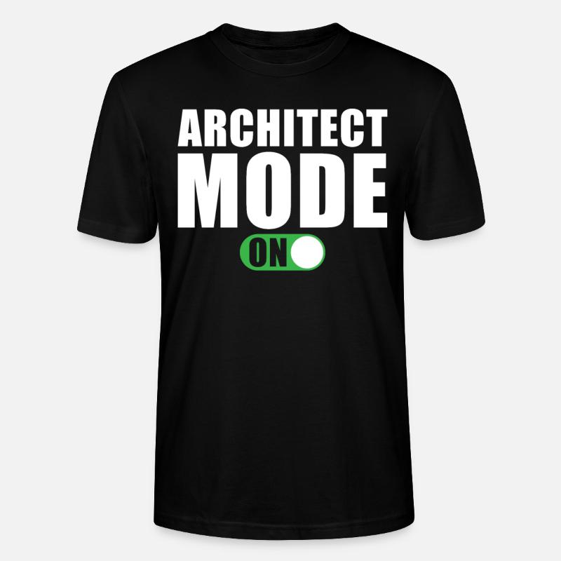 Mode Architecte activé - T-shirt bio CRAFTER Stanley Stella Unisexe - noir