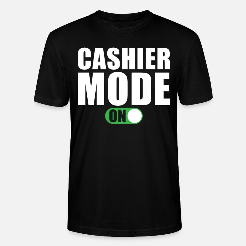 Mode Caissier activé - T-shirt bio CRAFTER Stanley Stella Unisexe - noir