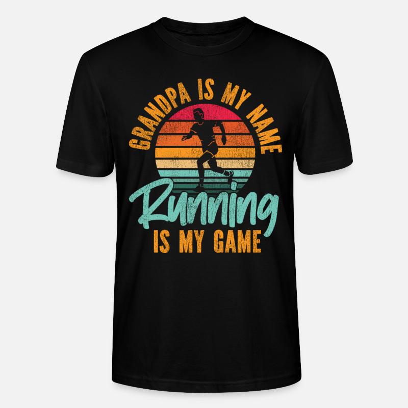 Running Runner Half Marathon - Stanley/Stella Unisex Bio-T-Shirt CRAFTER - Schwarz