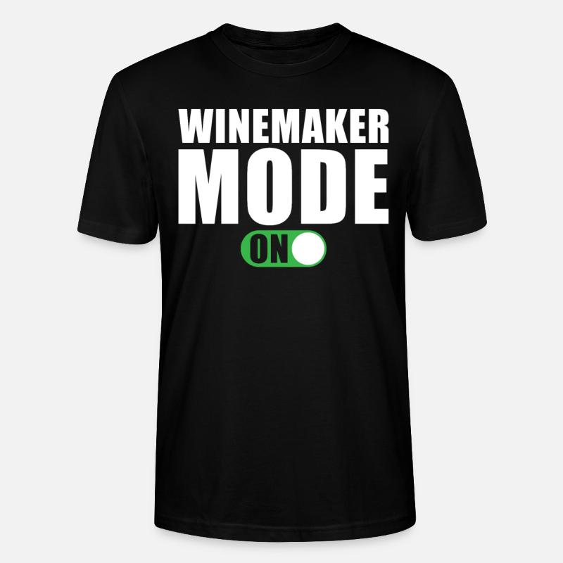 Winzer modus Ein - Stanley/Stella Unisex Bio-T-Shirt CRAFTER - Schwarz