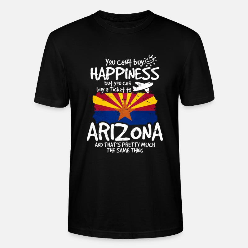 Arizona - Stanley/Stella Unisex Bio-T-Shirt CRAFTER - Schwarz